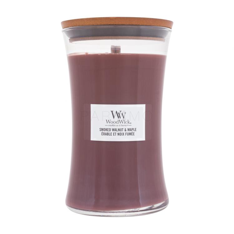 WoodWick Smoked Walnut &amp; Maple Dišeča svečka 610 g