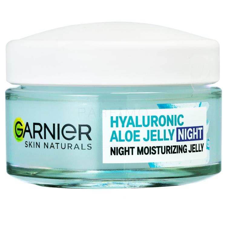 Garnier Skin Naturals Hyaluronic Aloe Night Moisturizing Jelly Nočna krema za obraz za ženske 50 ml