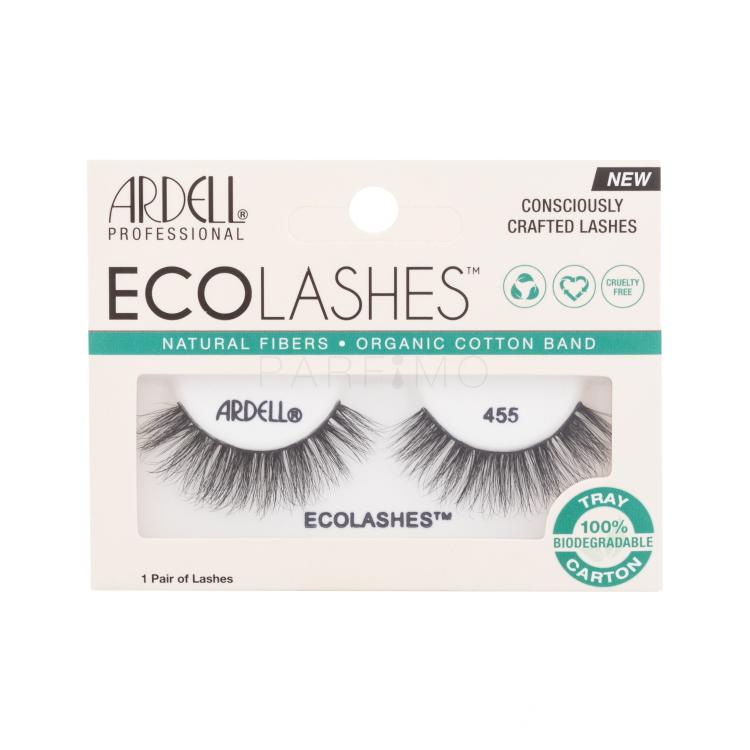 Ardell Eco Lashes 455 Umetne trepalnice za ženske 1 kos Odtenek Black