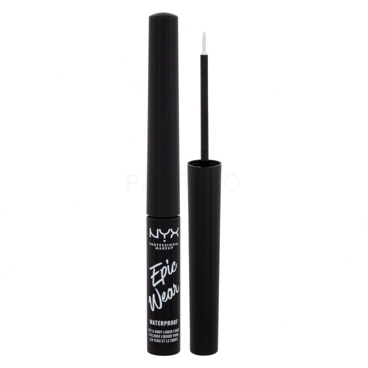 NYX Professional Makeup Epic Wear Waterproof Črtalo za oči za ženske 3,5 ml Odtenek 04 White