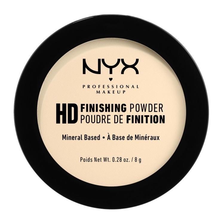 NYX Professional Makeup High Definition Finishing Powder Puder v prahu za ženske 8 g Odtenek 02 Banana