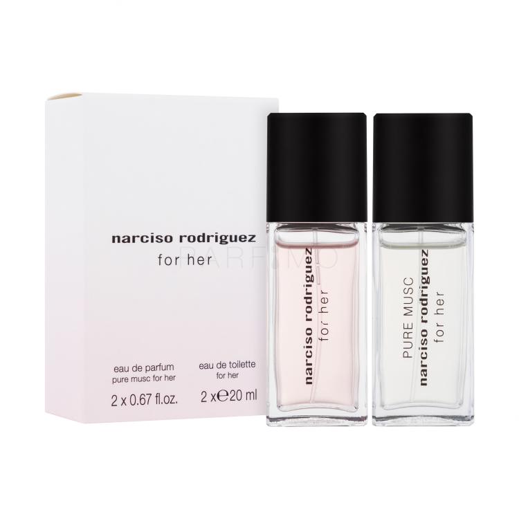 Narciso Rodriguez For Her Pure Musc Darilni set parfumska voda 20 ml + toaletna voda For Her 20 ml