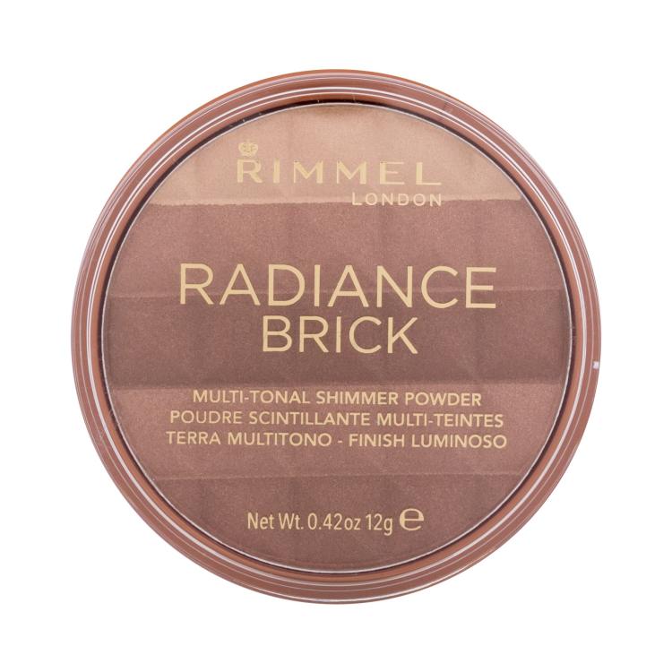 Rimmel London Radiance Brick Bronzer za ženske 12 g Odtenek 002 Medium