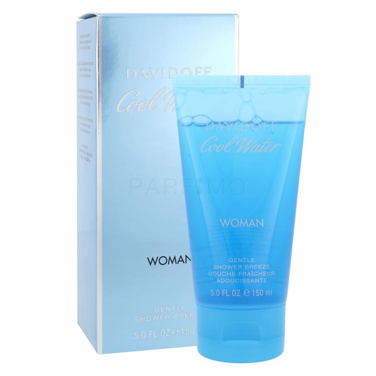 Davidoff Cool Water Woman Gel za prhanje za ženske 150 ml poškodovana škatla