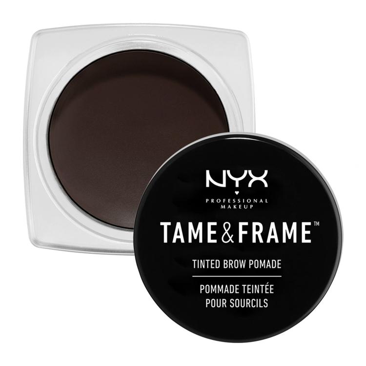 NYX Professional Makeup Tame &amp; Frame Tinted Brow Pomade Gel za obrvi za ženske 5 g Odtenek 05 Black