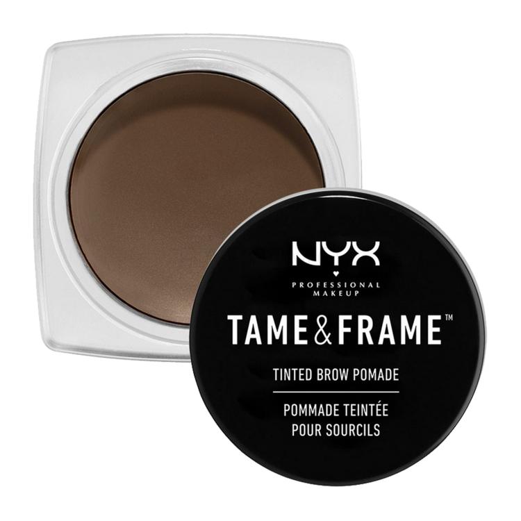 NYX Professional Makeup Tame &amp; Frame Tinted Brow Pomade Gel za obrvi za ženske 5 g Odtenek 03 Brunette