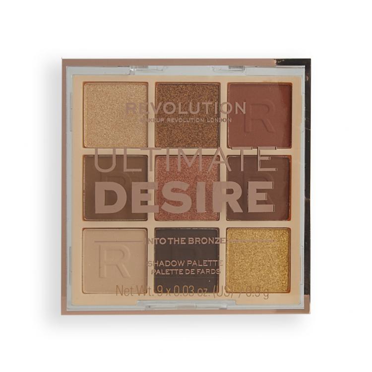 Makeup Revolution London Ultimate Desire Senčilo za oči za ženske 8,1 g Odtenek Into The Bronze