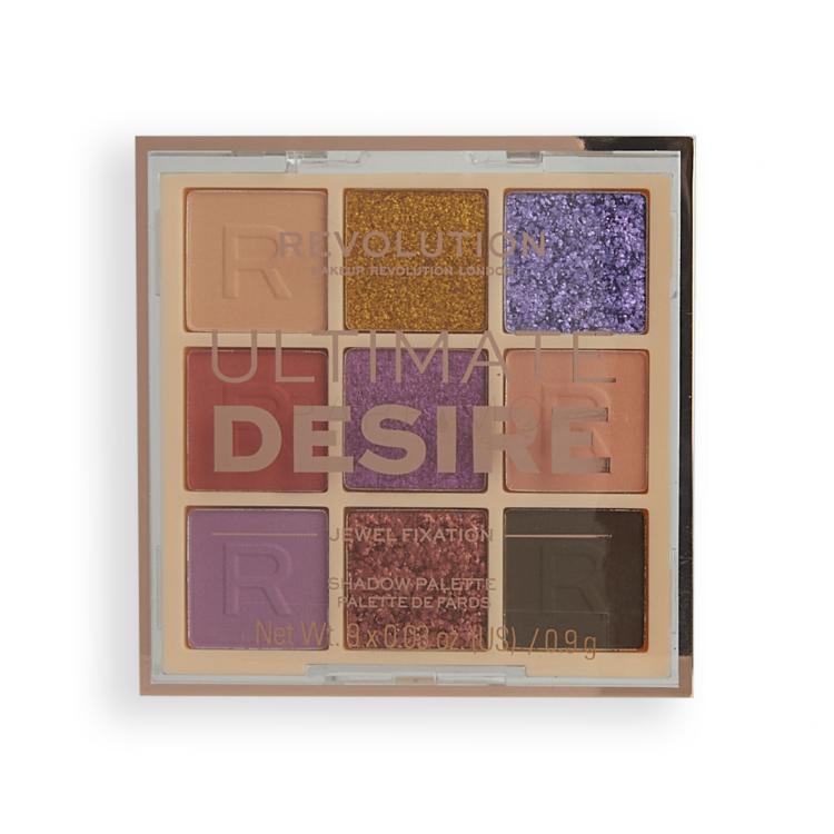 Makeup Revolution London Ultimate Desire Senčilo za oči za ženske 8,1 g Odtenek Jewel Fixation