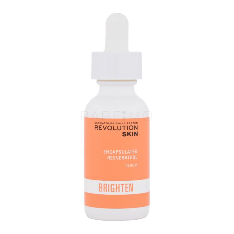 Revolution Skincare Brighten Encapsulated Resveratrol Serum Serum za obraz za ženske 30 ml