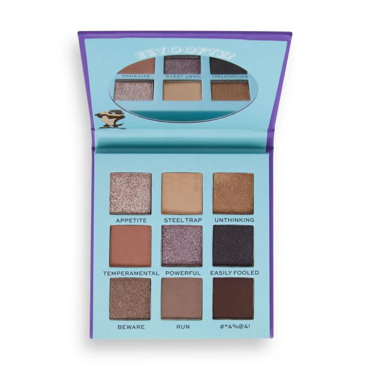 I Heart Revolution Looney Tunes Eyeshadow Palette Senčilo za oči za ženske 9 g Odtenek Taz