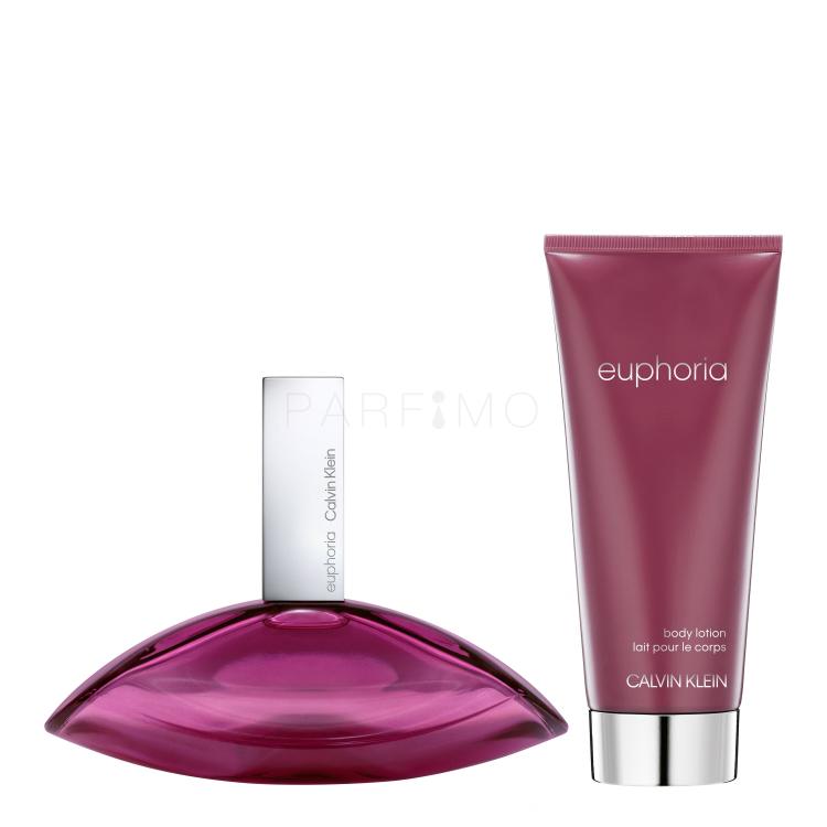 Calvin Klein Euphoria SET1 Darilni set parfumska voda 100 ml + losjon za telo 100 ml