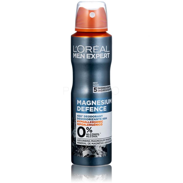 L&#039;Oréal Paris Men Expert Magnesium Defence 48H Deodorant za moške 150 ml