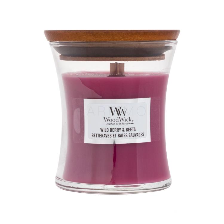 WoodWick Wild Berry &amp; Beets Dišeča svečka 85 g