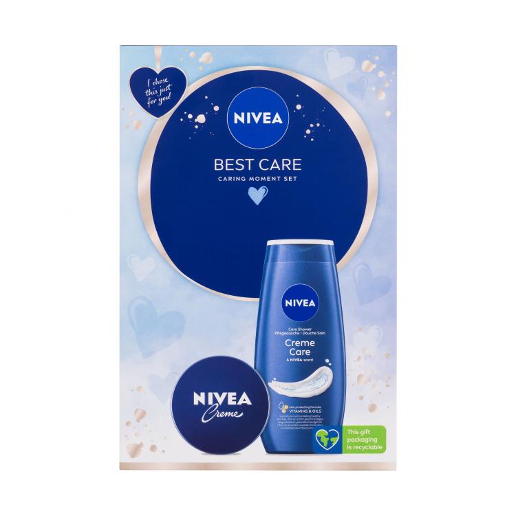 Nivea Creme Care Darilni set gel za prhanje Creme Care 250 ml + univerzalna krema Creme 75 ml