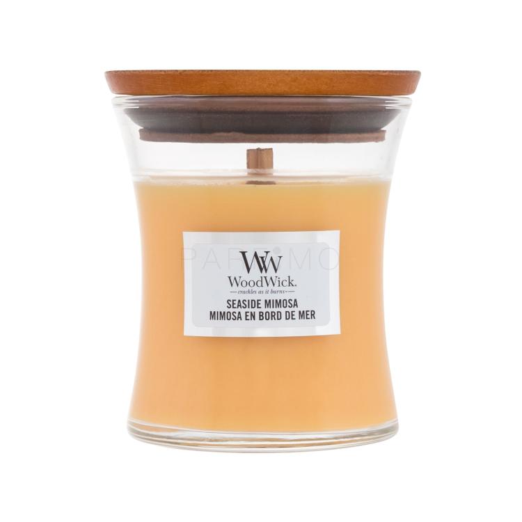 WoodWick Seaside Mimosa Dišeča svečka 85 g