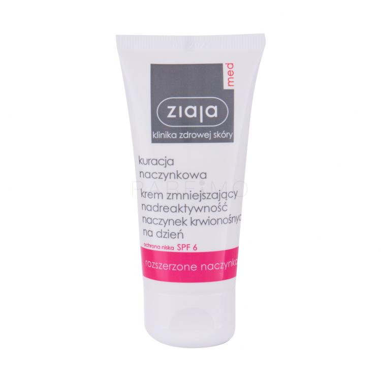 Ziaja Med Capillary Treatment SPF6 Dnevna krema za obraz za ženske 50 ml poškodovana škatla