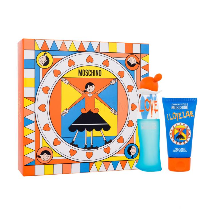 Moschino Cheap And Chic I Love Love Darilni set toaletna voda 30 ml + losjon za telo 50 ml