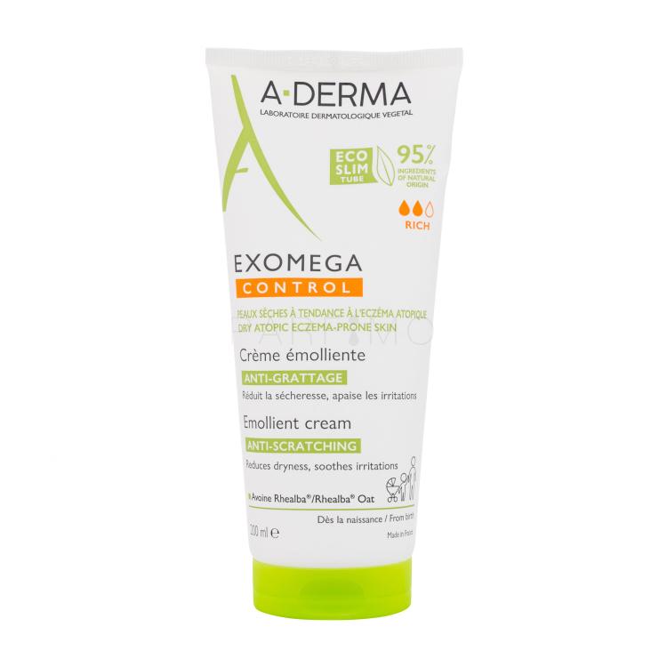 A-Derma Exomega Control Rich Emollient Cream Krema za telo 200 ml