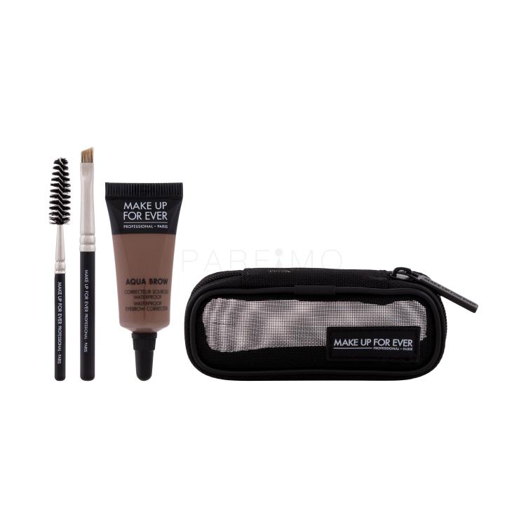 Make Up For Ever Aqua Brow Waterproof Eyebrow Corrector Kit Gel za obrvi za ženske 7 ml Odtenek 20 Light Brown