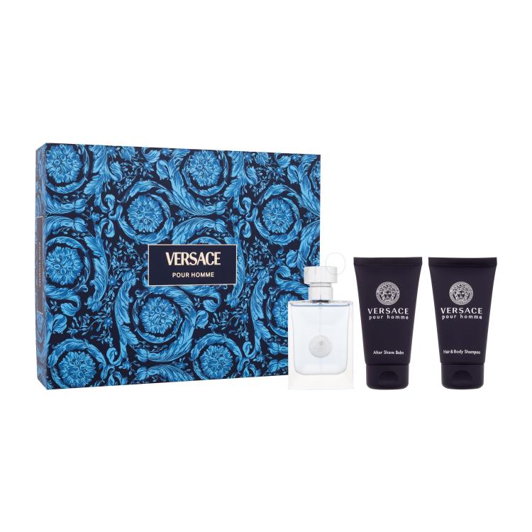 Versace Pour Homme Darilni set toaletna voda 50 ml + gel za prhanje 50 ml + balzam po britju 50 ml