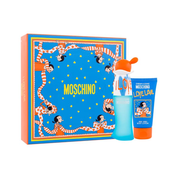 Moschino Cheap And Chic I Love Love Darilni set toaletna voda 30 ml + losjon za telo 50 ml