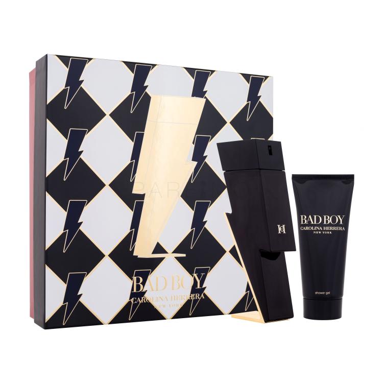 Carolina Herrera Bad Boy SET2 Darilni set toaletna voda 100 ml + gel za prhanje 100 ml