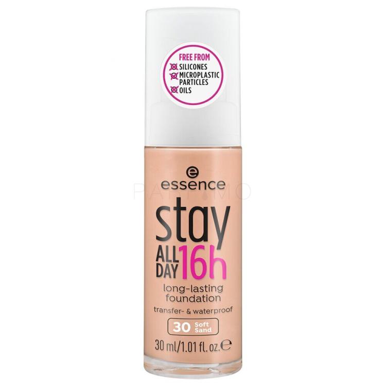 Essence Stay All Day 16h Puder za ženske 30 ml Odtenek 30 Soft Sand