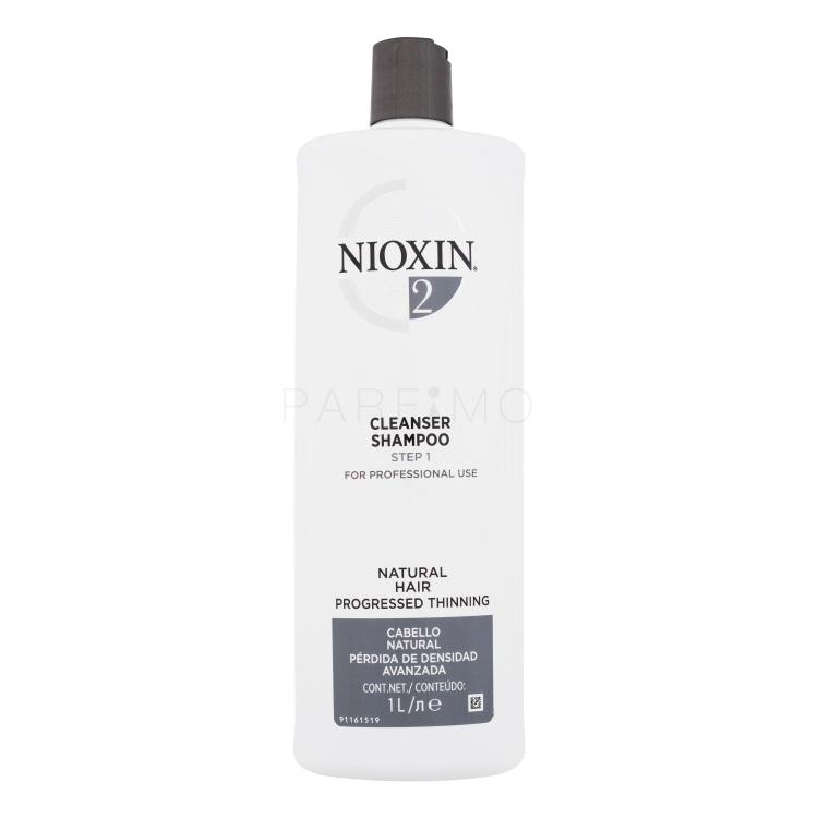 Nioxin System 2 Cleanser Šampon za ženske 1000 ml