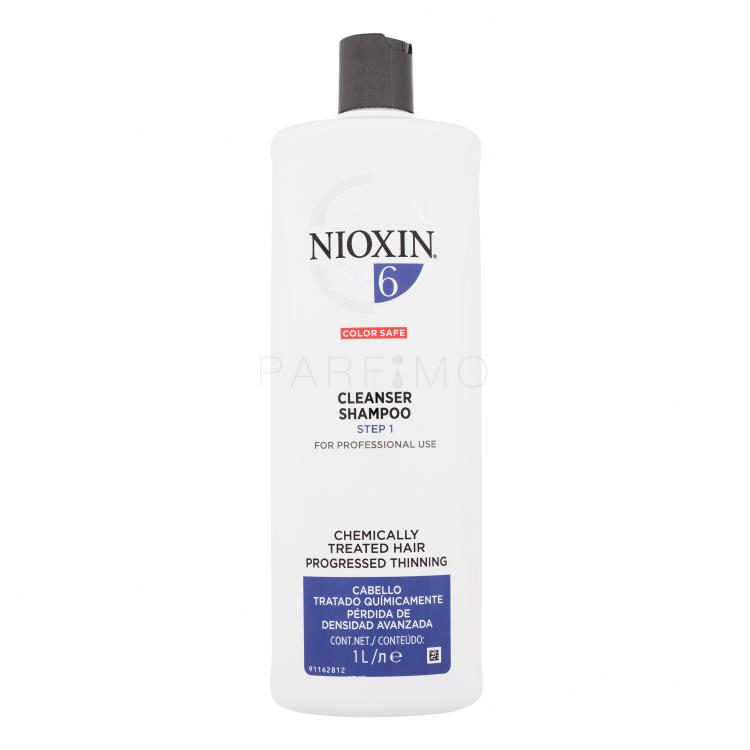 Nioxin System 6 Color Safe Cleanser Shampoo Šampon za ženske 1000 ml