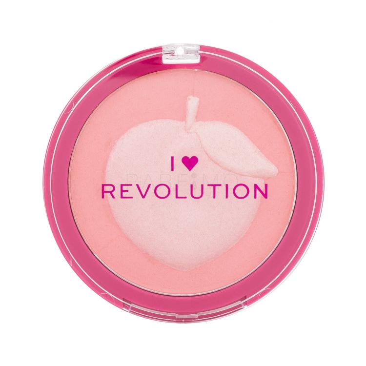 I Heart Revolution Fruity Blusher Rdečilo za obraz za ženske 8 g Odtenek Peach