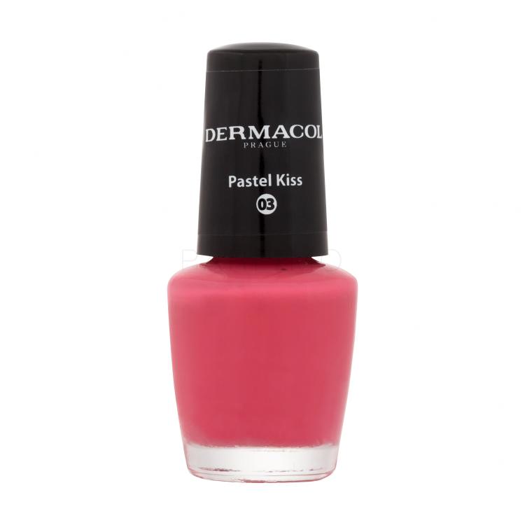 Dermacol Mini Pastel Lak za nohte za ženske 5 ml Odtenek 03 Pastel Kiss