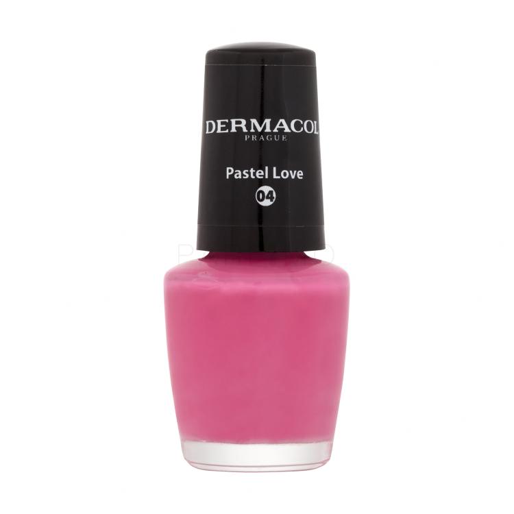 Dermacol Mini Pastel Lak za nohte za ženske 5 ml Odtenek 04 Pastel Love