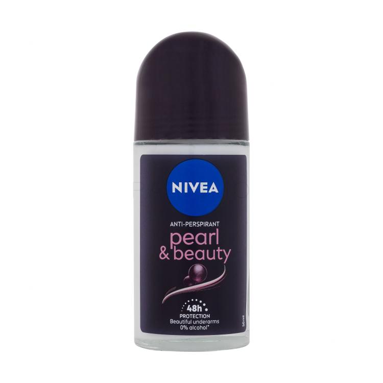 Nivea Pearl &amp; Beauty Black 48H Antiperspirant za ženske 50 ml