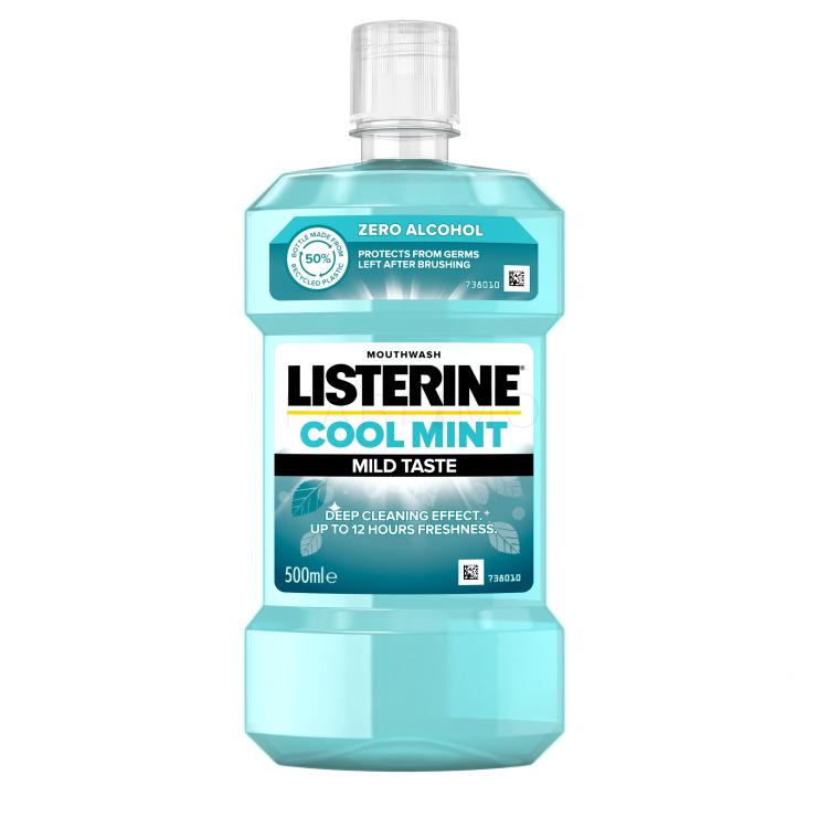 Listerine Cool Mint Mild Taste Mouthwash Ustna vodica 500 ml