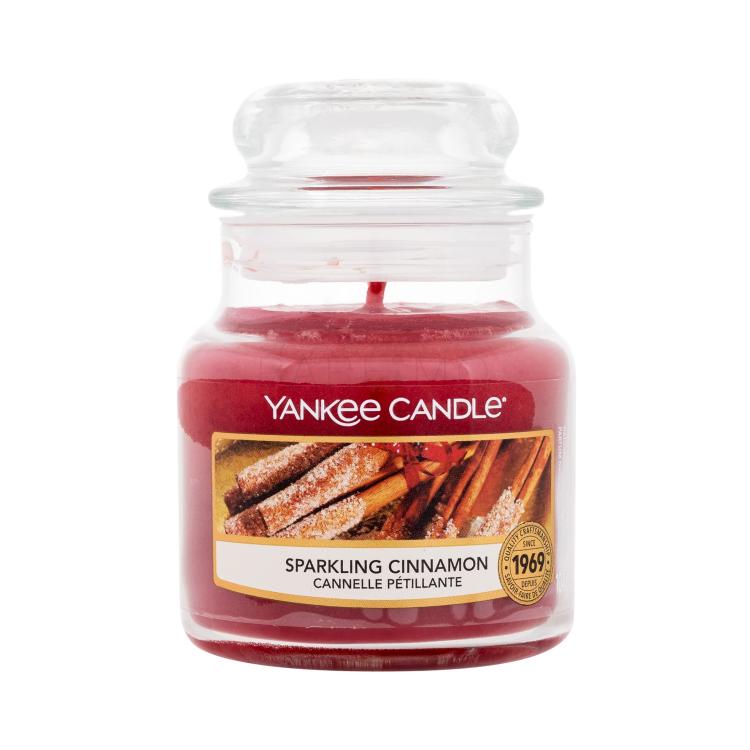 Yankee Candle Sparkling Cinnamon Dišeča svečka 104 g