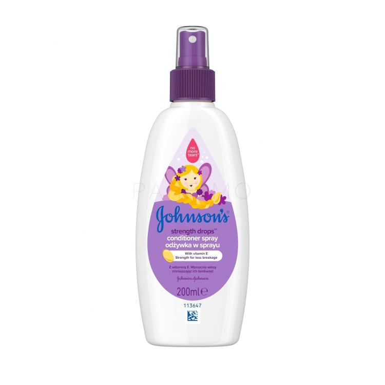 Johnson´s Strength Drops Kids Conditioner Spray Balzam za lase za otroke 200 ml