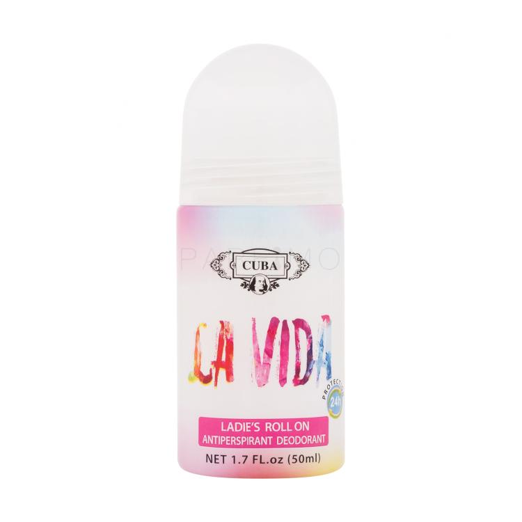 Cuba La Vida Ladie&#039;s Roll On Antiperspirant za ženske 50 ml