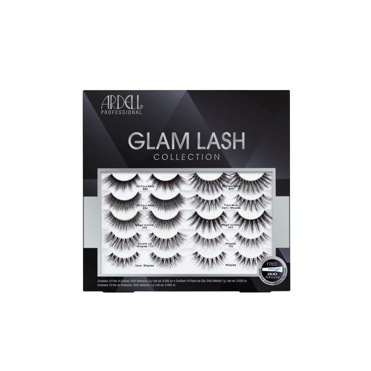 Ardell Glam Lash Collection Umetne trepalnice za ženske 1 kos Odtenek Black poškodovana škatla