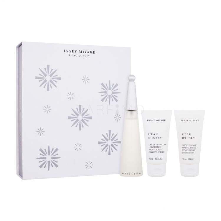 Issey Miyake L´Eau D´Issey Darilni set toaletna voda 50 ml + losjon za telo 50 ml + krema za prhanje 50 ml