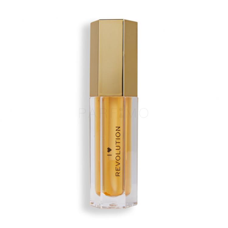 I Heart Revolution Honey Bear Lip Oil Olje za ustnice za ženske 4 ml Odtenek Gold