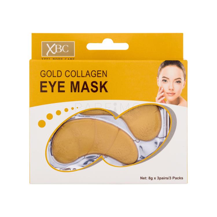 Xpel Gold Collagen Eye Mask Maska za področje okoli oči za ženske 3 kos