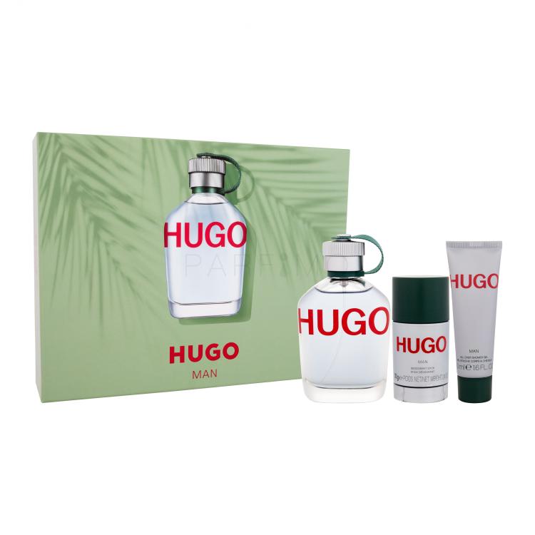 HUGO BOSS Hugo Man Darilni set toaletna voda 125 ml + gel za prhanje 50 ml + deodorant 75 ml