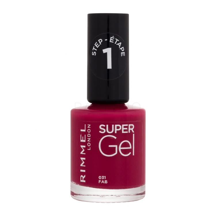 Rimmel London Super Gel STEP1 Lak za nohte za ženske 12 ml Odtenek 031  FAB