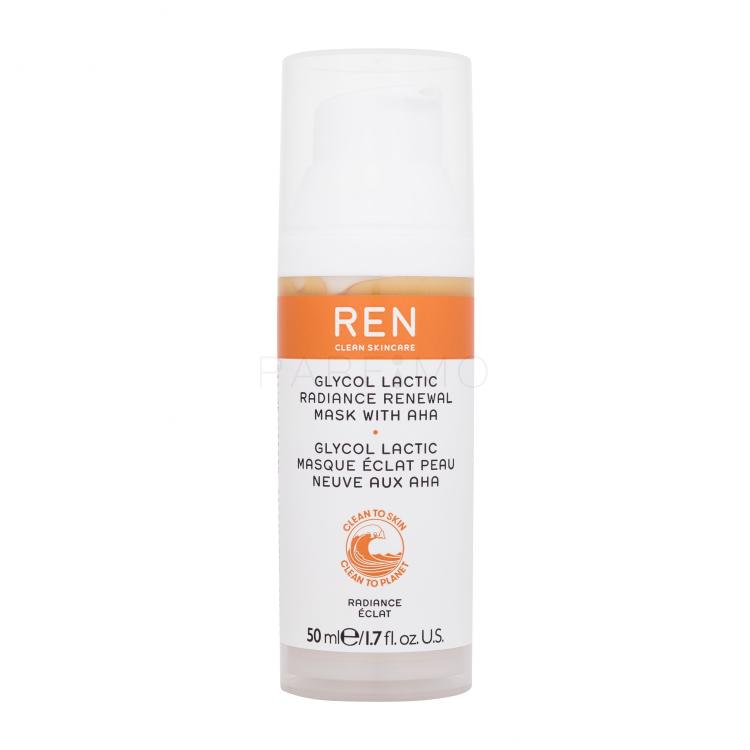 REN Clean Skincare Radiance Glycolic Lactic Radiance Renewal Mask With AHA Maska za obraz za ženske 50 ml