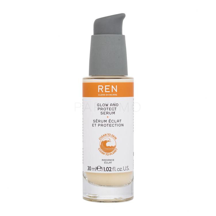 REN Clean Skincare Radiance Glow And Protect Serum Serum za obraz za ženske 30 ml