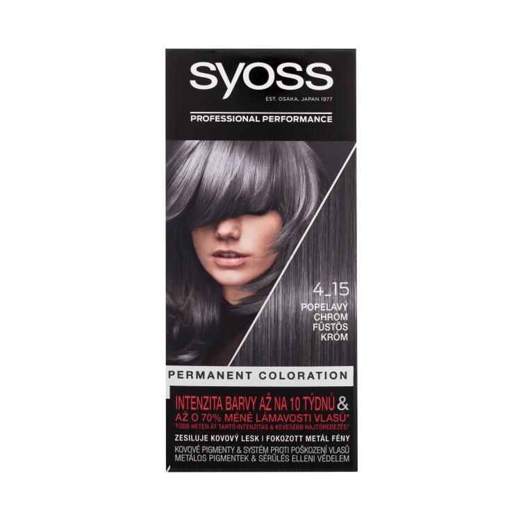 Syoss Permanent Coloration Barva za lase za ženske 50 ml Odtenek 4-15 Dusty Chrome