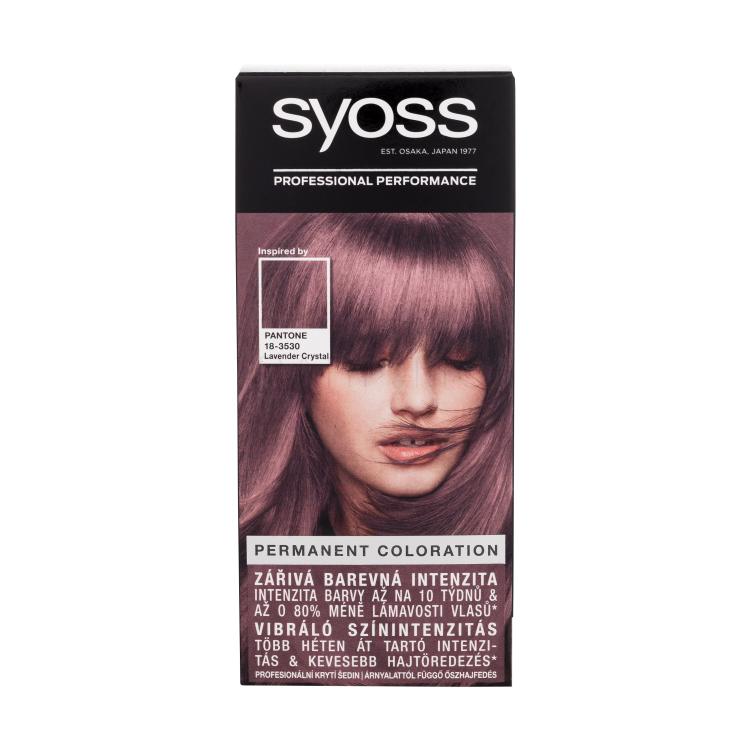Syoss Permanent Coloration Barva za lase za ženske 50 ml Odtenek 8-23 Lavender Crystal