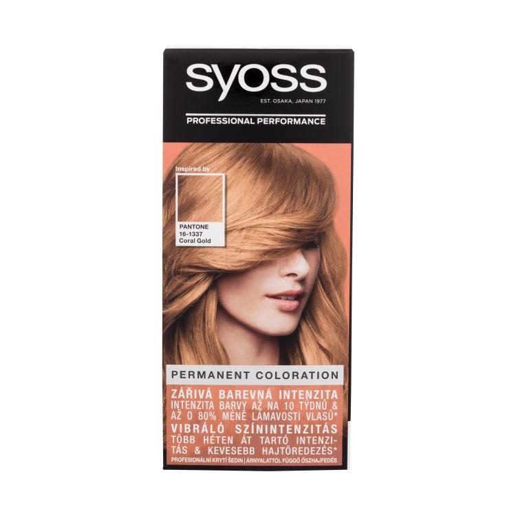 Syoss Permanent Coloration Barva za lase za ženske 50 ml Odtenek 9-67 Coral Gold