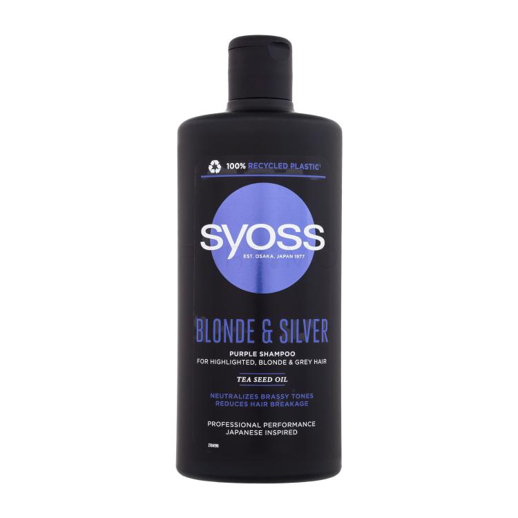 Syoss Blonde &amp; Silver Purple Shampoo Šampon za ženske 440 ml