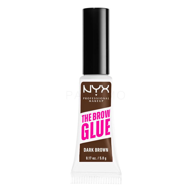 NYX Professional Makeup The Brow Glue Instant Brow Styler Gel za obrvi za ženske 5 g Odtenek 04 Dark Brown